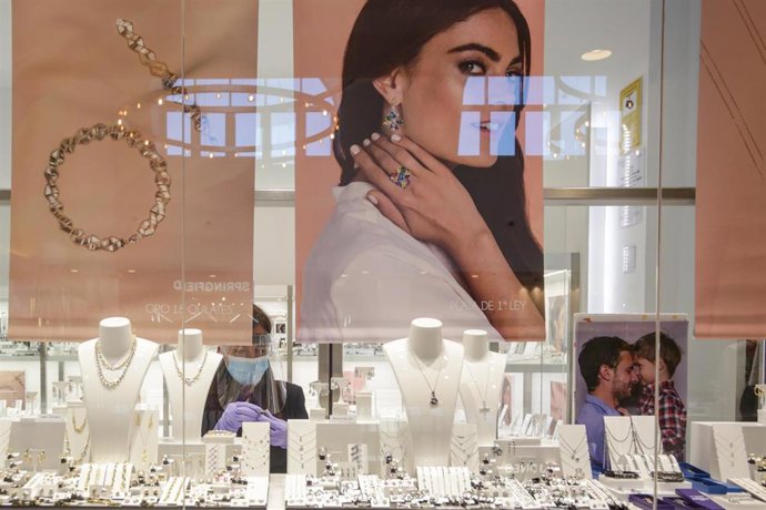 Archivo - Escaparate de una joyería