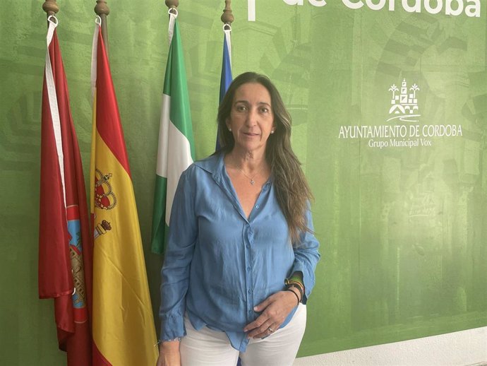 La portavoz de Vox en el Ayuntamiento de Córdoba, Paula Badanelli.
