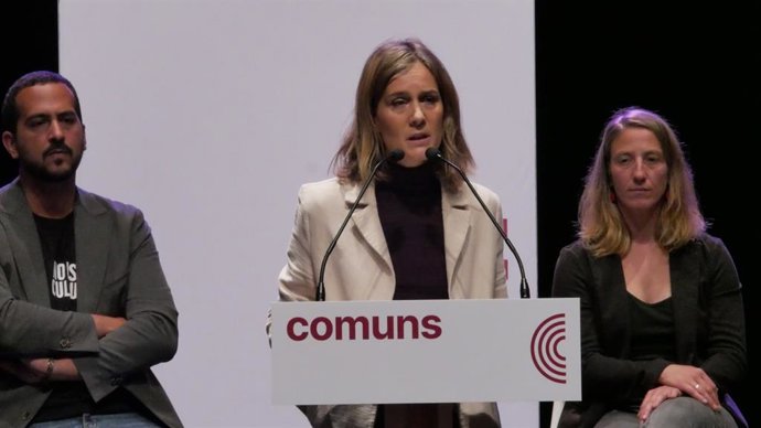La candidata de los Comuns Sumar a las elecciones catalanas, Jéssica Albiach