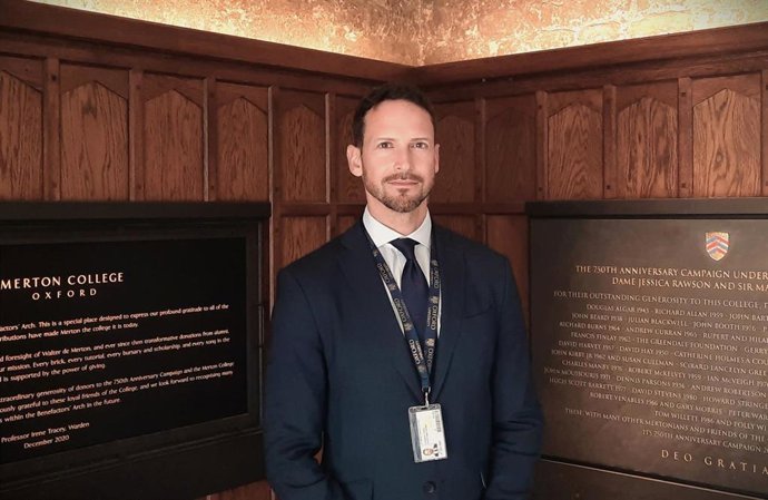 Rafael Aguilera, el pasado año en la Universidad de Oxford.