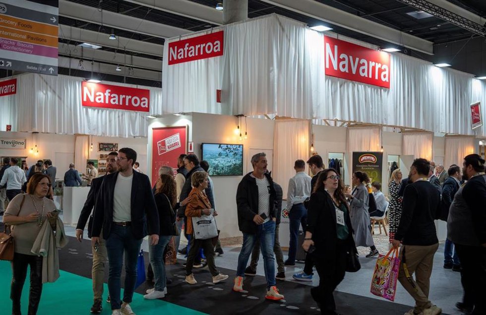 Stand de Navarra en una edición anterior de Salón Gourmets