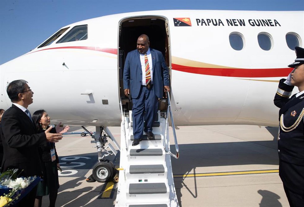 Archivo - Imagen de archivo del primer ministro de Papúa Nueva Guinea, James Marape