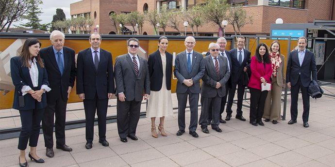 Visita de los cónsules de Brasil, Estados Unidos, México y Rumanía a los campus Barcelona y Sant Cugat de UIC Barcelona
