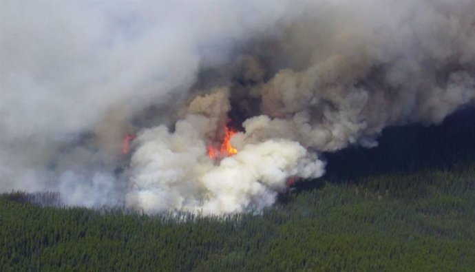 Incendio forestal en Yukón