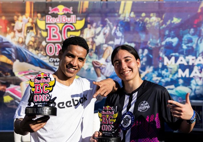 B-Girl Camino y B-Boy Mini Joe, en el BC One Cypher de Madrid.