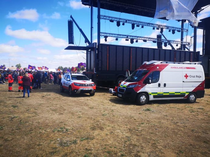 Cruz Roja montará un dispositivo en Villalar con motivo de Día de CyL.