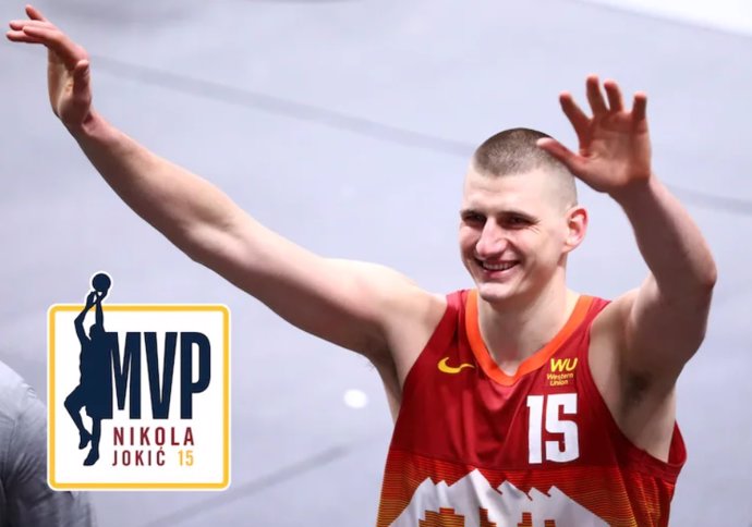 Archivo - Nikola Jokic, MVP de la NBA