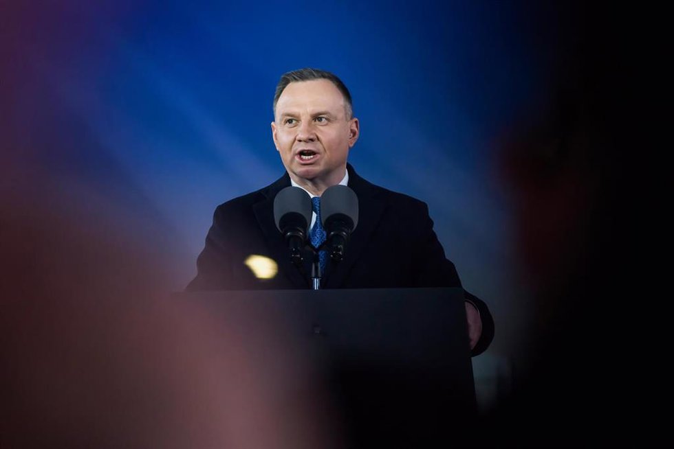 Archivo - El presidente polaco, Andrzej Duda.