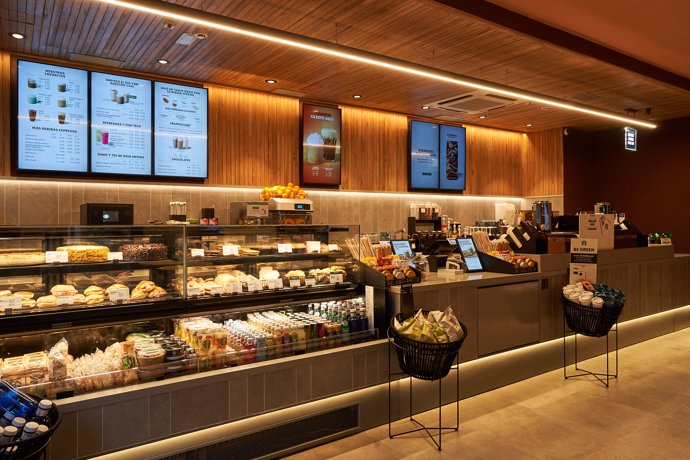 Tienda sostenible de Starbucks en Madrid