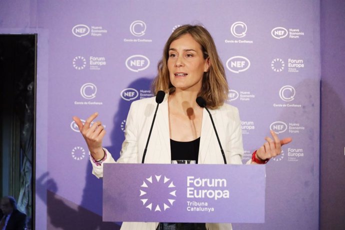 La candidata de Comuns Sumar a les eleccions catalanes, Jéssica Albiach