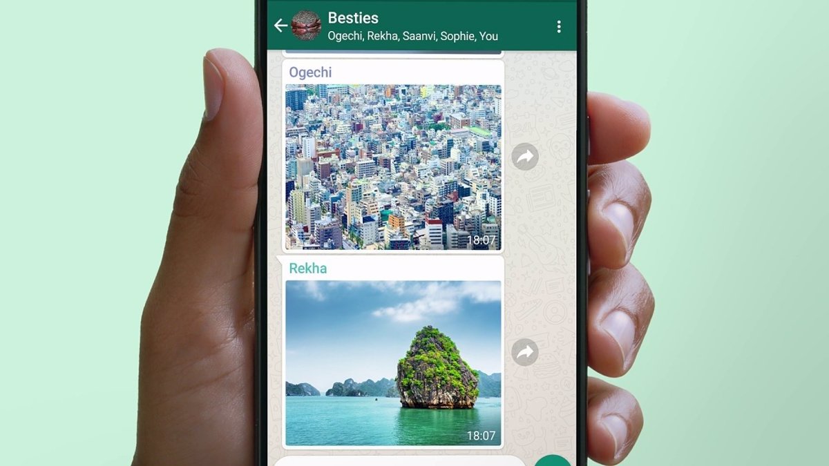 WhatsApp works on its own file transfer system in the Quick Share and AirDrop style