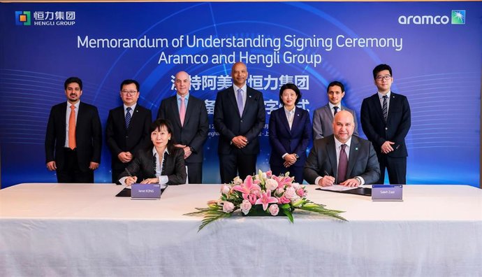 Firma del Mou entre Aramco y Hengli