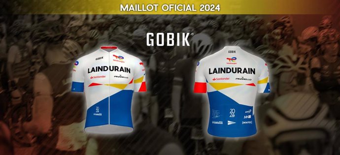 La Indurain presenta su maillot para 2024 inspirado en el de Banesto del récord de la hora de Induráin.