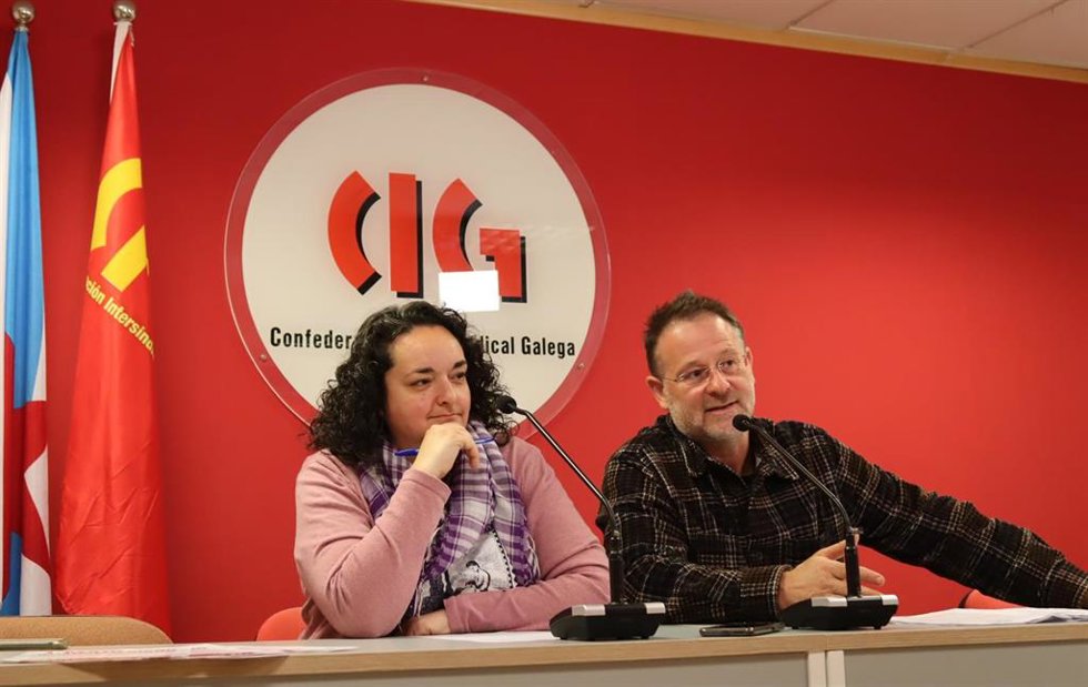 Rueda de prensa de la CIG de presentación del 1 de mayo