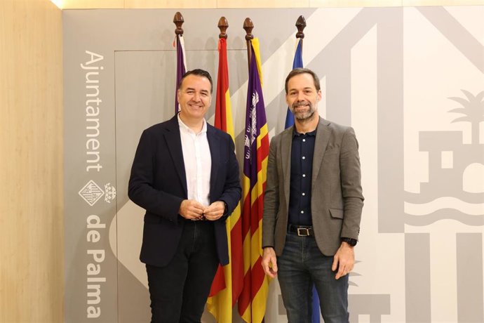 Los regidores de PSIB-PSOE Palma, Xisco Dalmau y Francisco Ducrós.