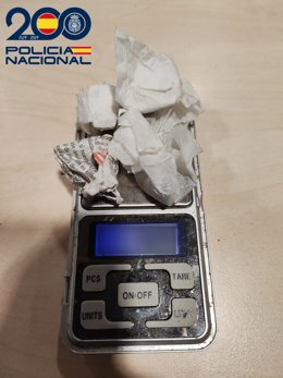 Para de la droga intervenida al joven en la ciudad de Salamanca