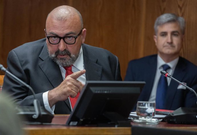 El exasesor del exministro José Luis Ábalos, Koldo García, comparece en la Comisión del Senado sobre la investigación de las mascarillas durante el COVID-19