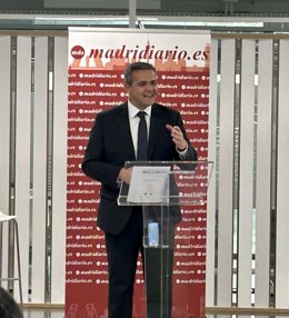 El consejero de Vivienda, Transportes e Infraestructuras de la Comunidad de Madrid, Jorge Rodrigo