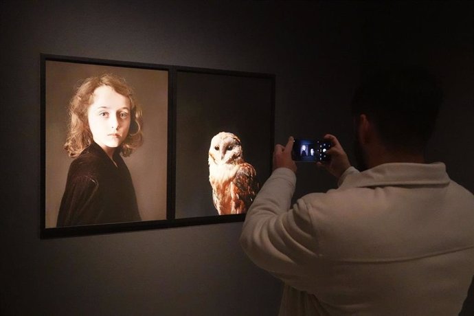 Archivo - La fuerza visual del fotógrafo Pierre Gonnord, en la sala de exposiciones del Rectorado de la UMA.