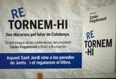 Foto: Puigdemont recoge sus dos últimas conferencias en un libro que Junts regalará por Sant Jordi