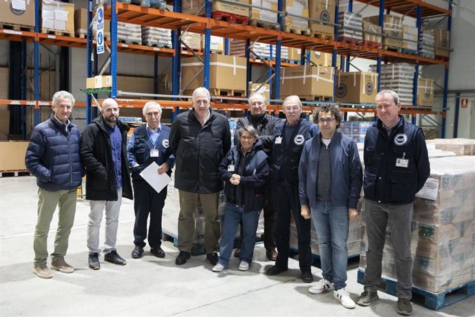Visita al Banco de Alimentos de Navarra.