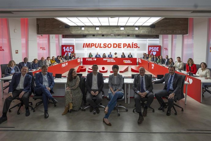 Reunión de la Ejecutiva Federal del PSOE.