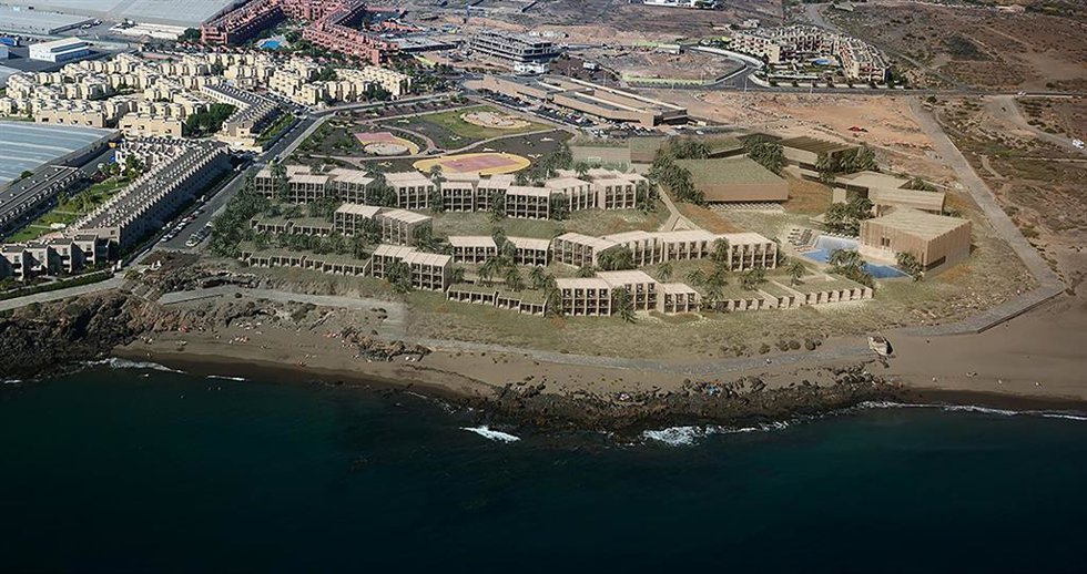 Archivo - Infografía sobre la construcción de un hotel en La Tejita