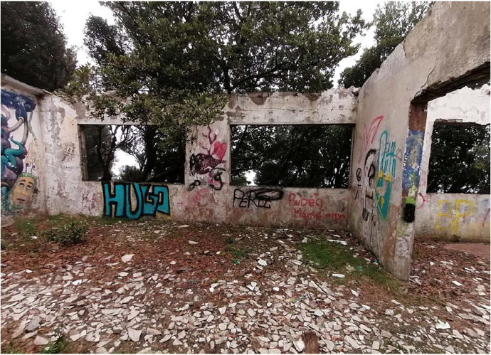 Inmueble abandonado en el Pico del Inglés (Tenerife)