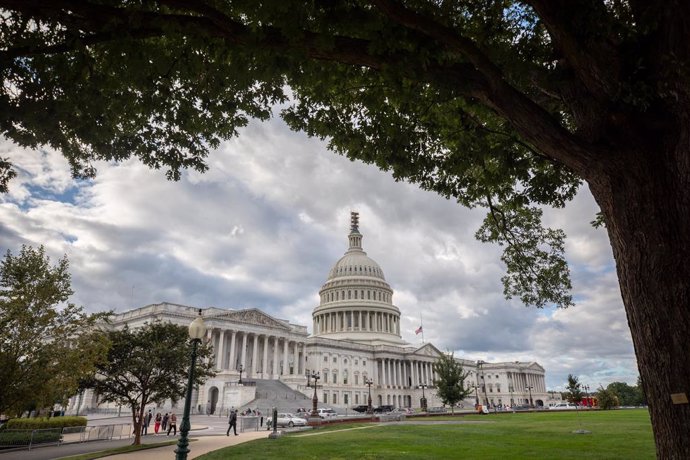 Archivo - 30 September 2023, US, Washington: A general view of the US Capitol in Washington. US Congress approved a plan to keep the government running through mid-November. US President Joe Biden signed the bill. Photo: Branden Camp/ZUMA Press Wire/dpa