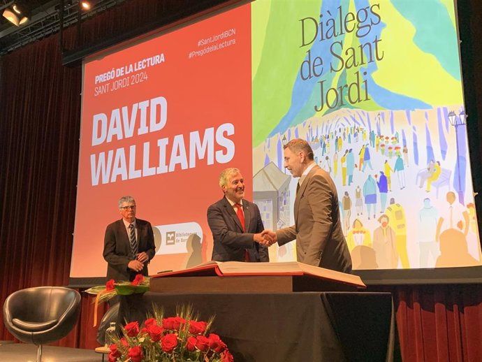 Jaume Collboni y David Walliams.