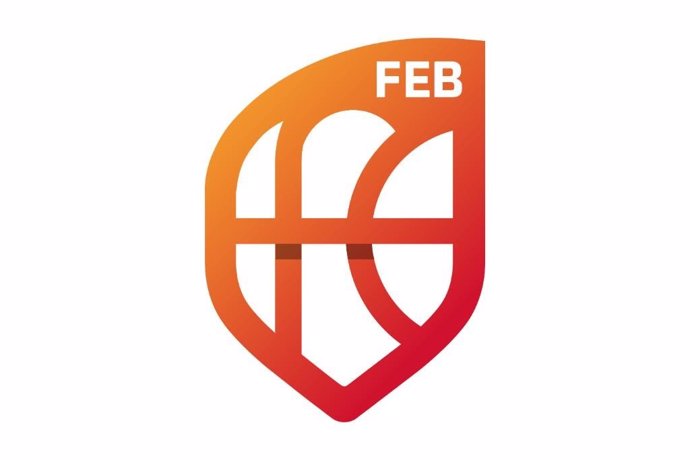 Archivo - Logo de la Federación Española dee Baloncesto (FEB)