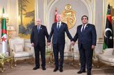 Foto: Túnez, Libia y Argelia acuerdan "unificar posiciones" para hacer frente a las crisis internacionales
