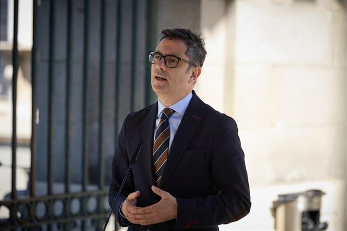 El ministro de la Presidencia, Justicia y Relaciones con las Cortes, Félix Bolaños