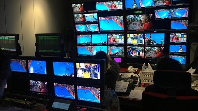 Realización de un partido de LNFS. 