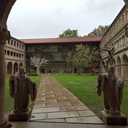 Parador de Santo Estevo, en el municipio de Nogueira de Ramuín (Ourense)