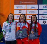 Foto: Íñigo Llopis, Nuria Marqués y el relevo 4x50 libres, oros en el Europeo de natación paralímpica