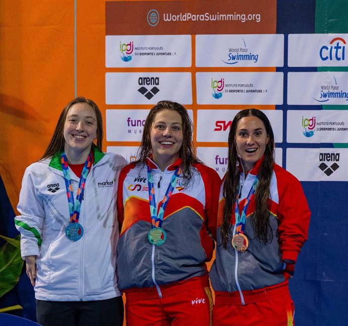 Nuria Marqués y Sarai Gascón lograron el oro y bronce en el Europeo de Natación Paralímpica que se está disputando en Madeira (Portugal).