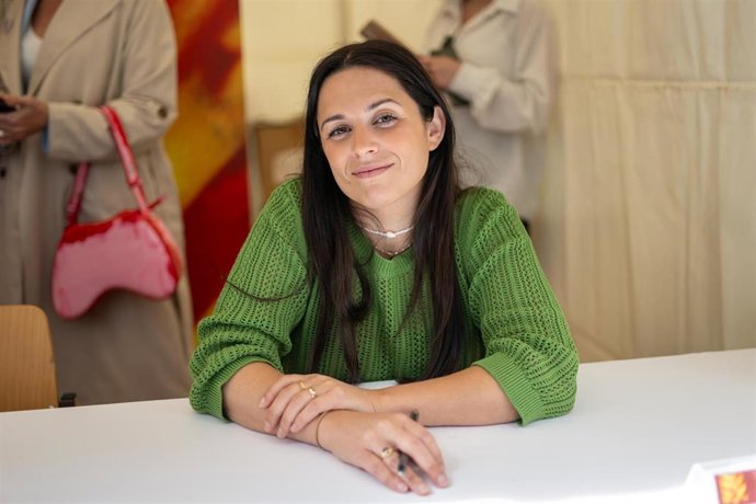 Alice Kellen en Barcelona por Sant Jordi