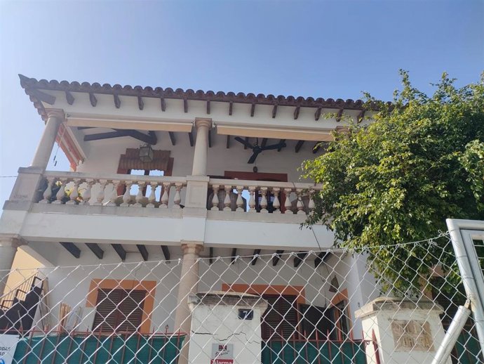 Archivo - Fachada del edificio derrumbado de la calle Polvorí de Palma.