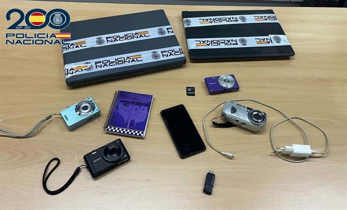 Material incautado en Don Benito