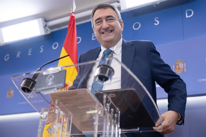 Archivo - El protavoz del EAJ-PNV, Aitor Esteban.