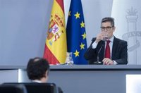 Bolaños dice que leerá "con mucho interés" la propuesta sobre el CGPJ y agradece a Guilarte su "aportación al debate"