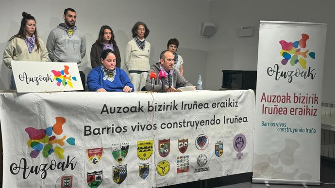 Rueda de prensa de Auzoak