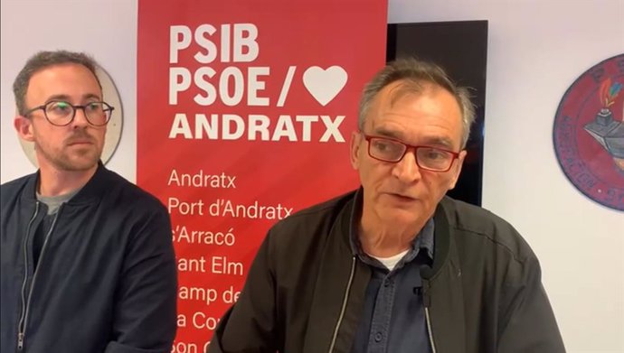 El portavoz municipal del PSOE de Andratx, Antoni Mir.