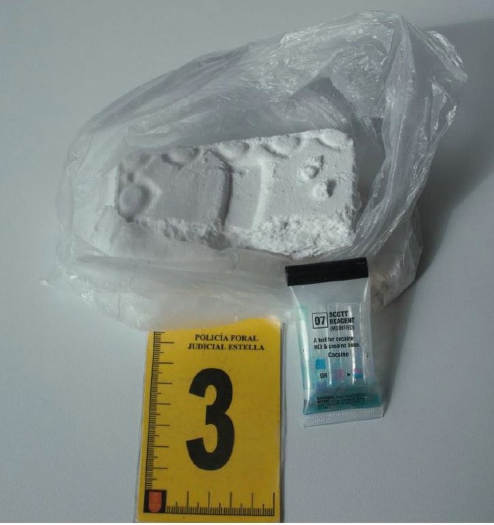 La droga incautada.