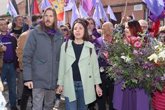 Foto: Fernández (Podemos) reclama en Villalar una Castilla y León "diferente" a la "reacción fascista" del PP y Vox