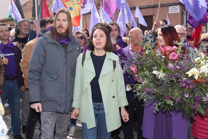 Irene Montero y Pabo Fernández