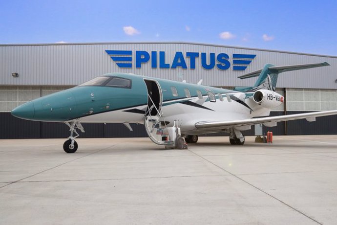 Avión de Pilatus, que ha anunciado su desembarco en Carmona, en Sevilla.