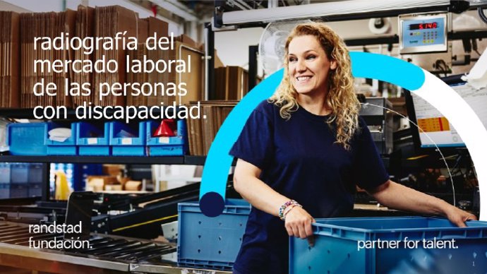 Portada del informe 'Radiografía del mercado laboral de las personas con discapacidad' de la Fundación Randstad.