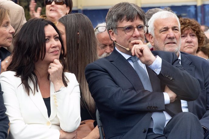 L'expresident de la Generalitat i candidat de Junts+, Carles Puigdemont